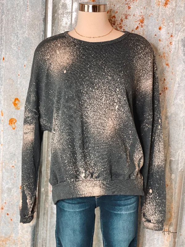 Charcoal Bleached Sweatshirt