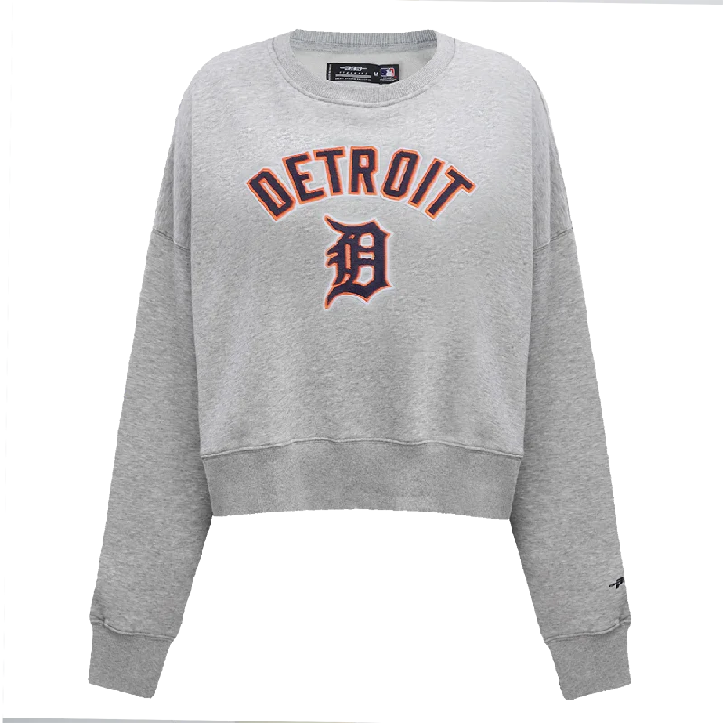 SUDADERA DE CUELLO REDONDO MLB DETROIT TIGERS CLASSIC ESSENTIALS PARA MUJER