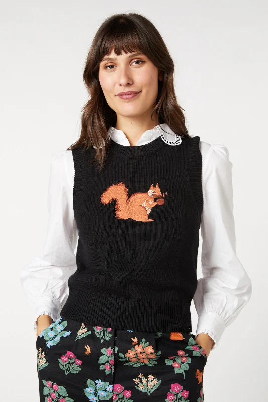 Sweet Squirrel Emb Vest