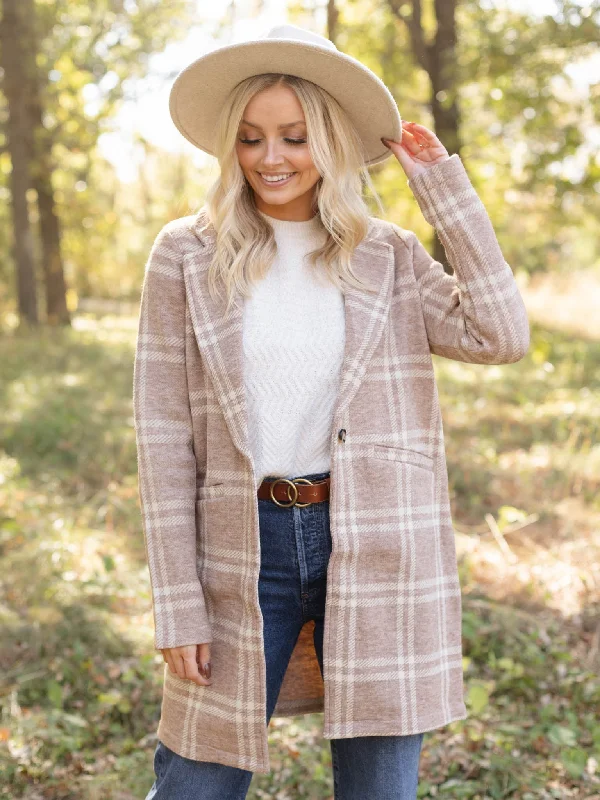 Thread and Supply Plaid Kenzie Coat