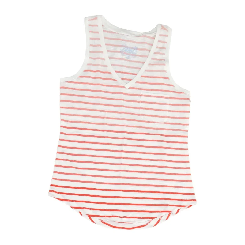 White Striped Tank