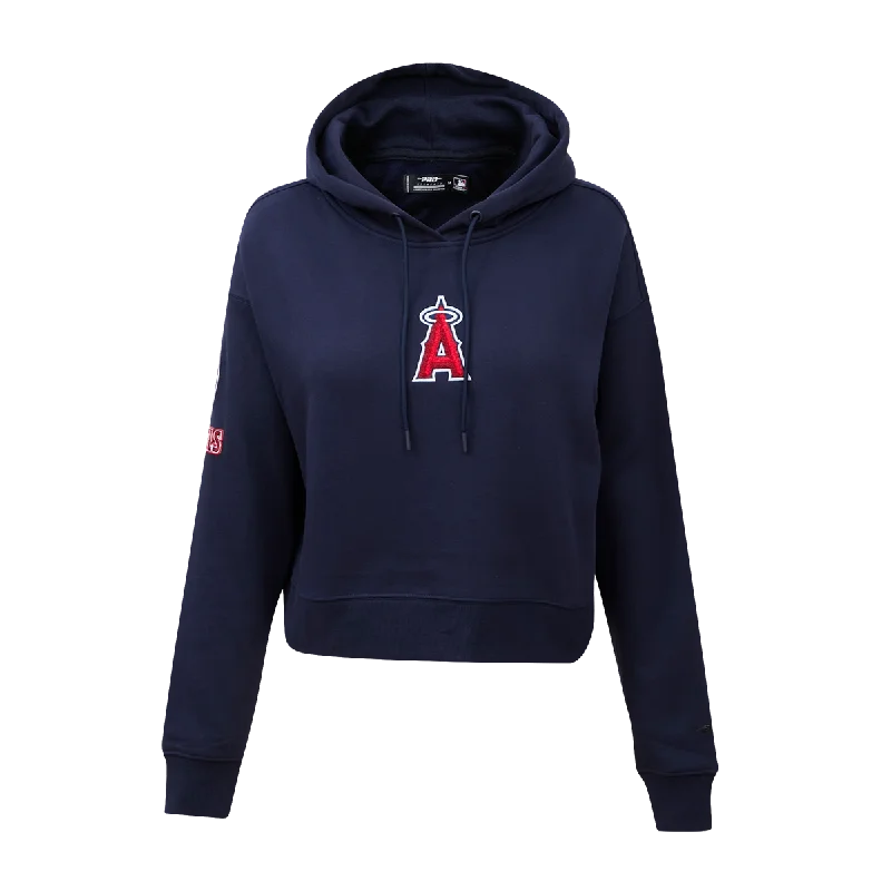 SUDADERA CON GORRO MLB LOS ANGELES ANGELS CLASSIC ESSENTIALS PARA MUJER