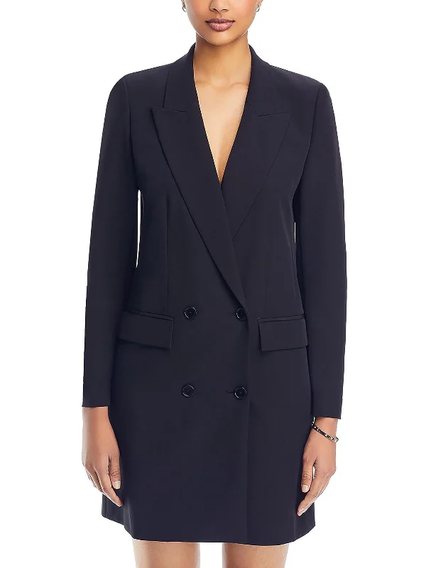 Ivy Womens Blazer Mini Wear To Work Dress