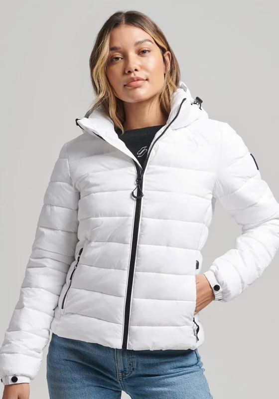 Superdry Classic Fuji Puffer Jacket, Optic White