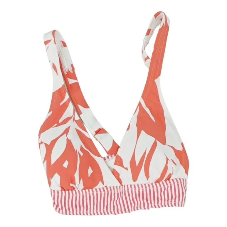 Coral Tropical Swim Top