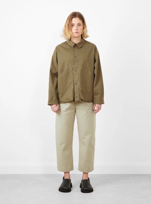 Signature Pocket Panel Shirt Jacket Kelp