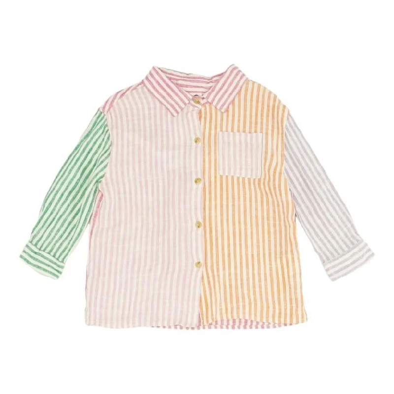 Multi Striped Button Down