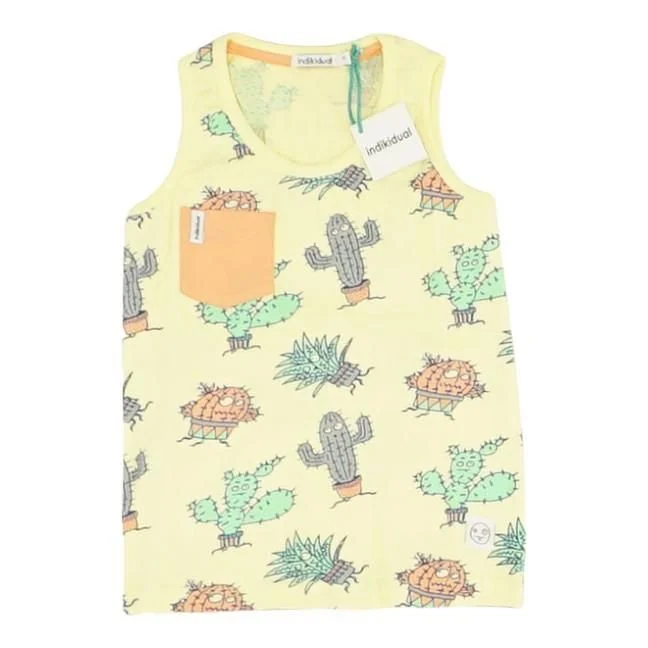 Yellow Graphic Tank