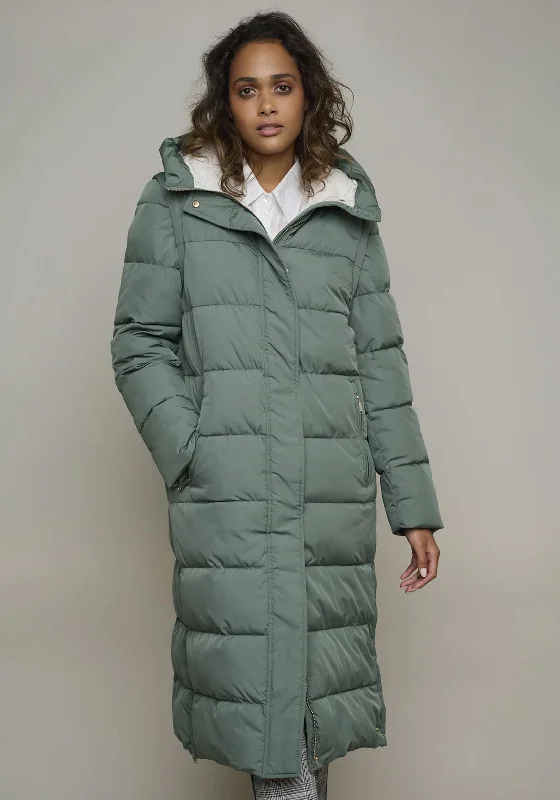 Rino & Pelle Hanna Long Puffer 2 in 1 Coat, Jungle