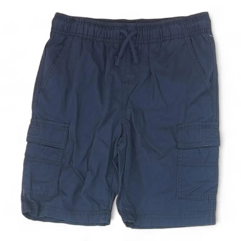 Navy Solid Chino Shorts