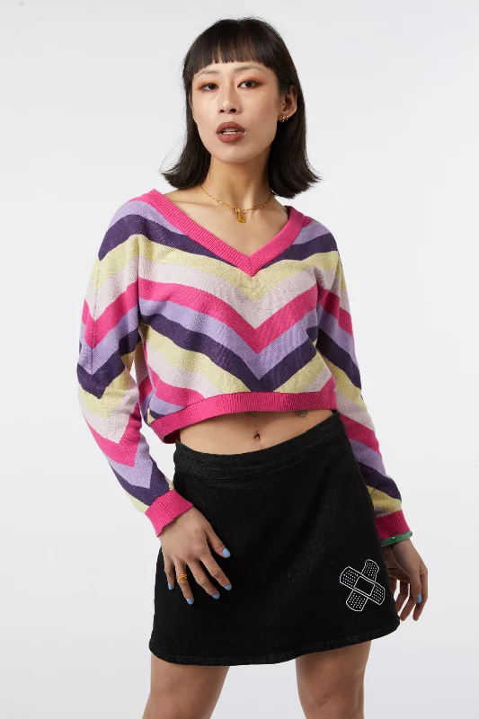 Groovey Cropped Knit