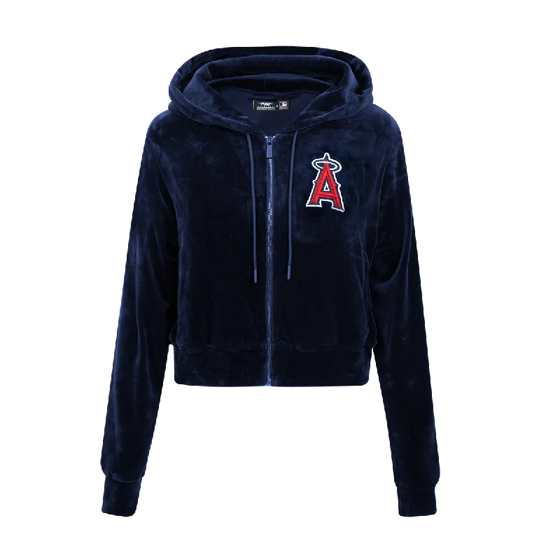 SUDADERA CON CIERRE MLB LOS ANGELES ANGELS CLASSIC ESSENTIALS PARA MUJER