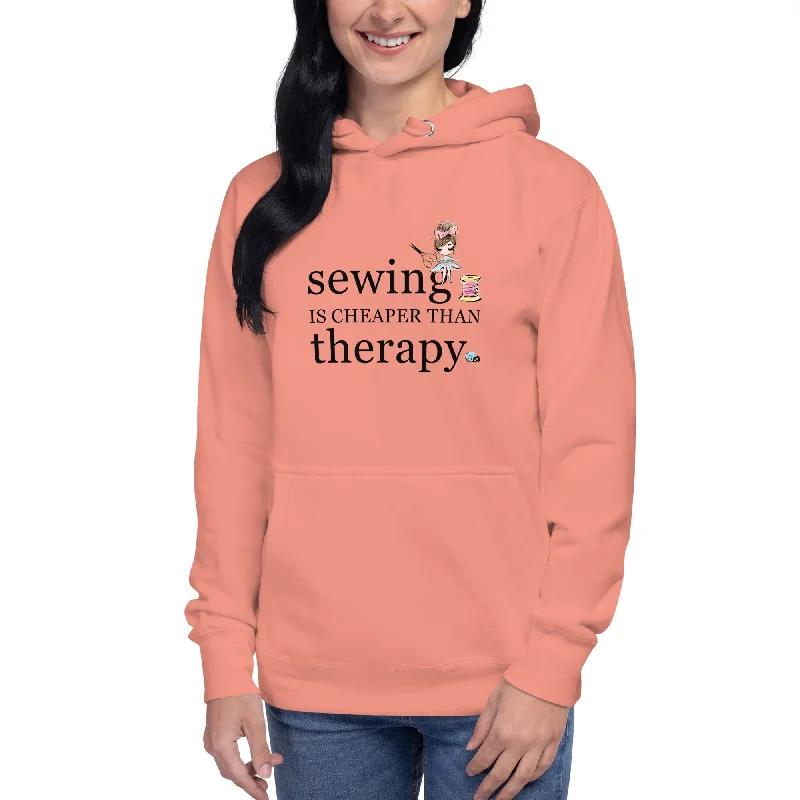 Sewing is Cheaper than Therapy  | Unisex Hoodie